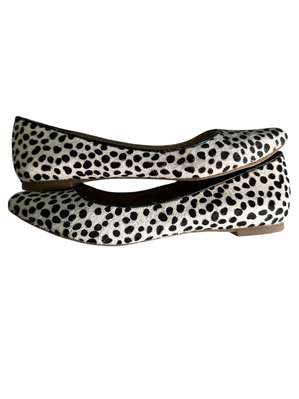 Banana Republic Spotted Calf Hair Pointed-Toe Ballet Flats size 7 - Picture 5 of 9